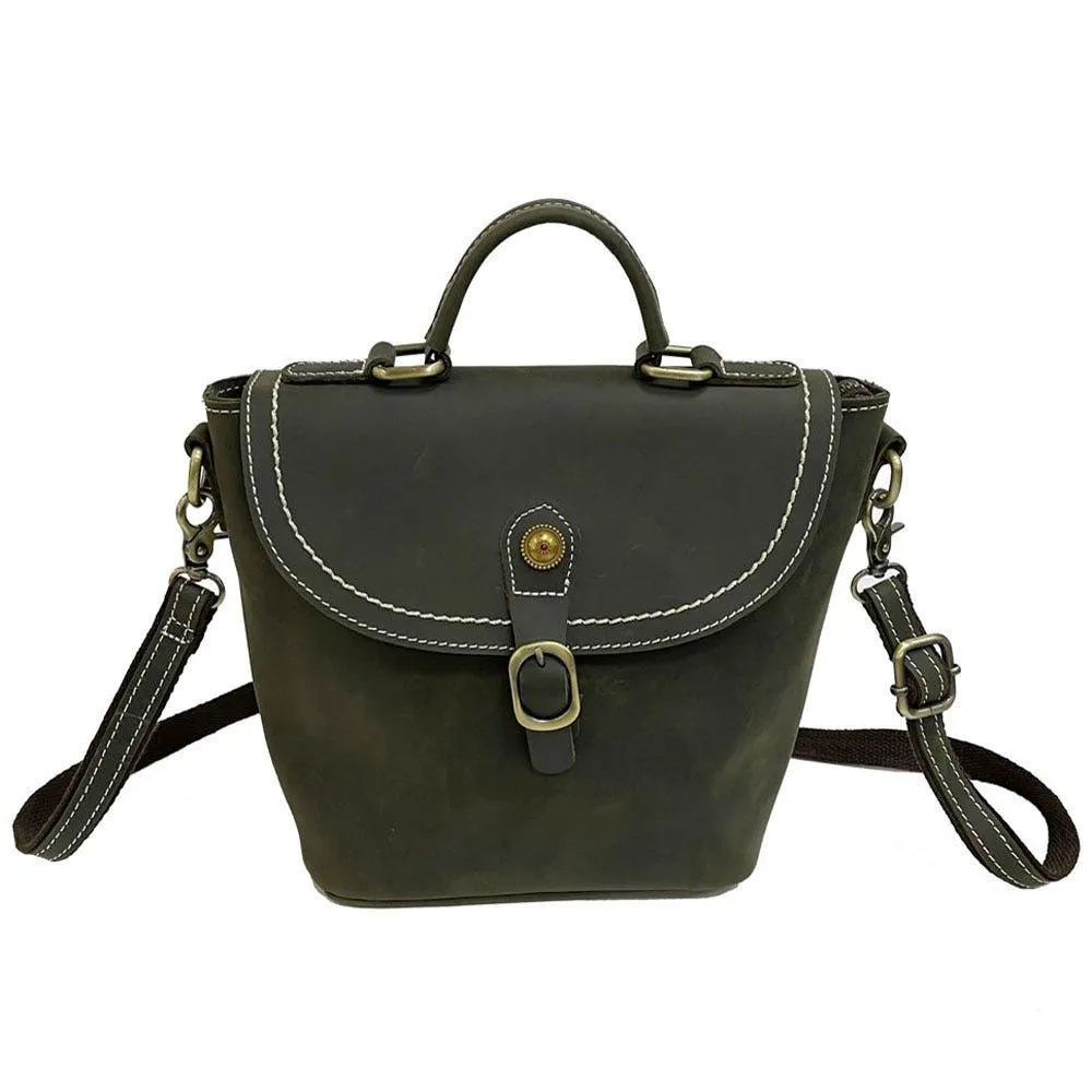 Woosir Mini Bucket Crossbody Bag for Women