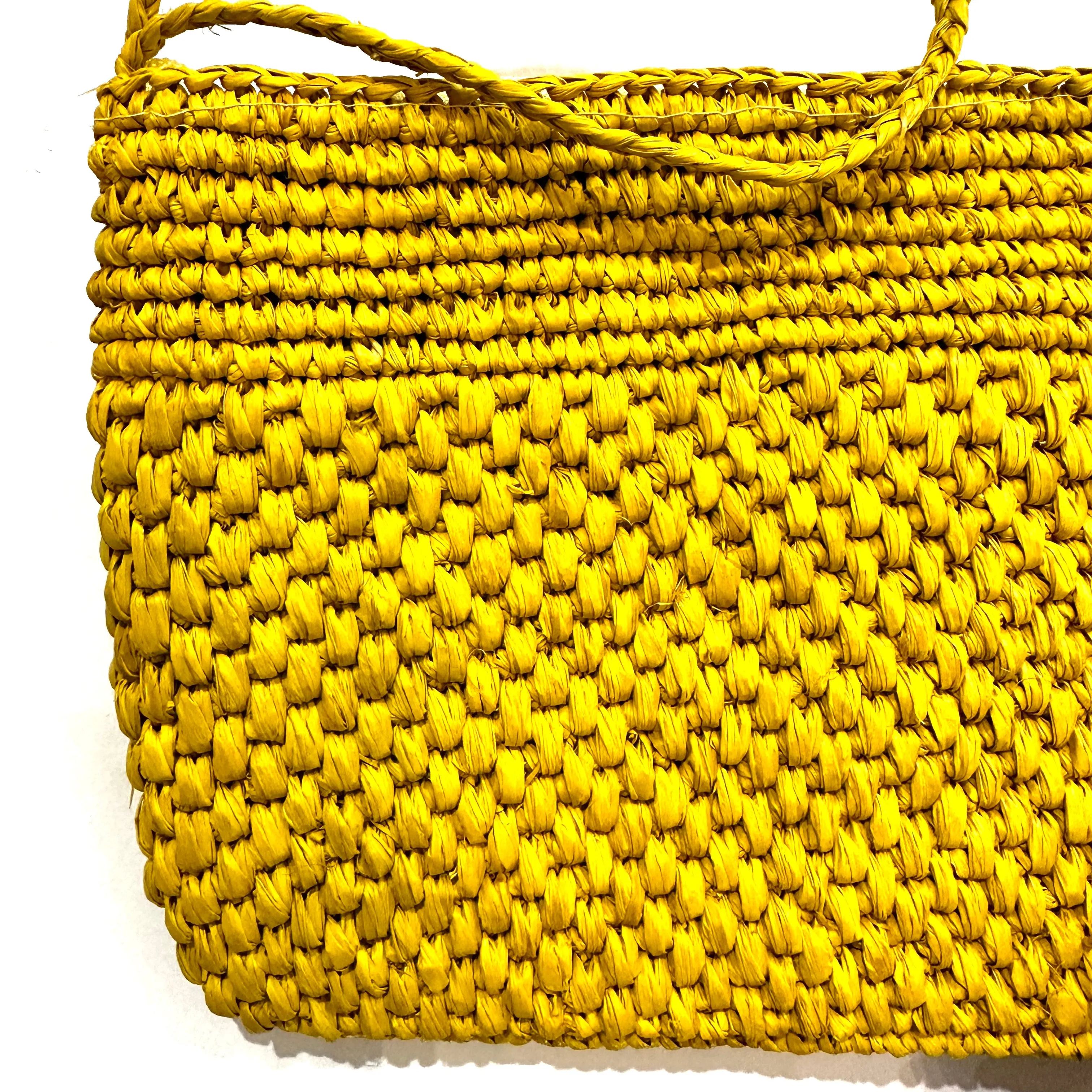 Woven Raffia Clutch with Wrist Strap