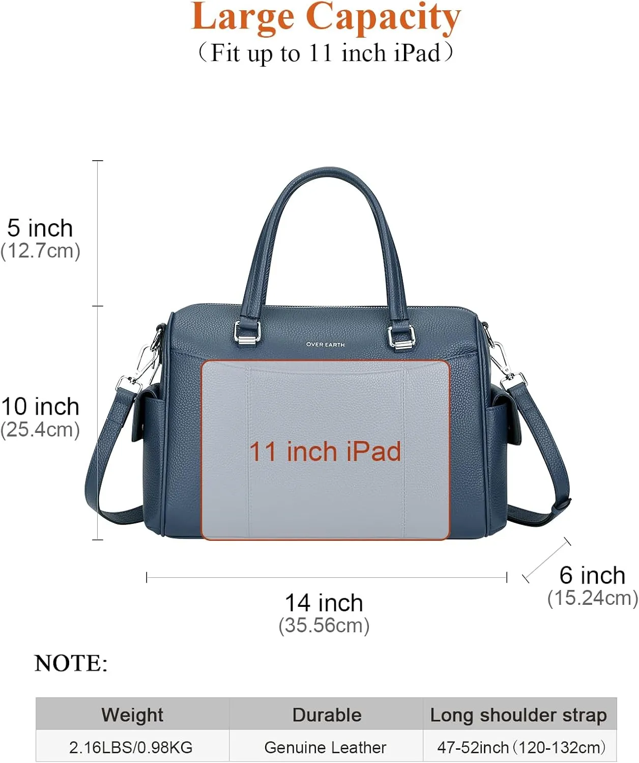 XXGJOALD-Genuine Leather Satchel Purse for Women Women's Top-Handle Shoulder Handbags (O208E Black)