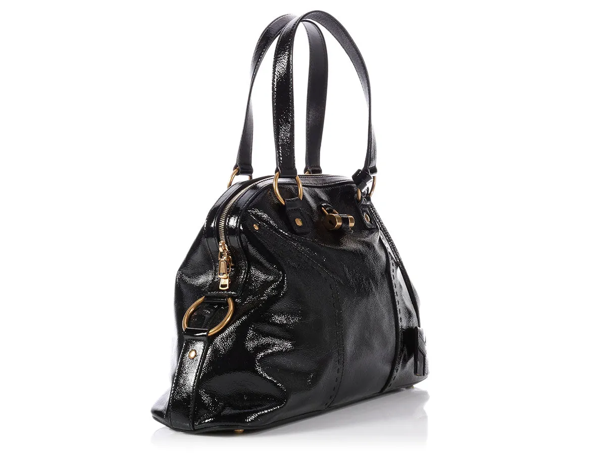 YSL Black Patent Muse