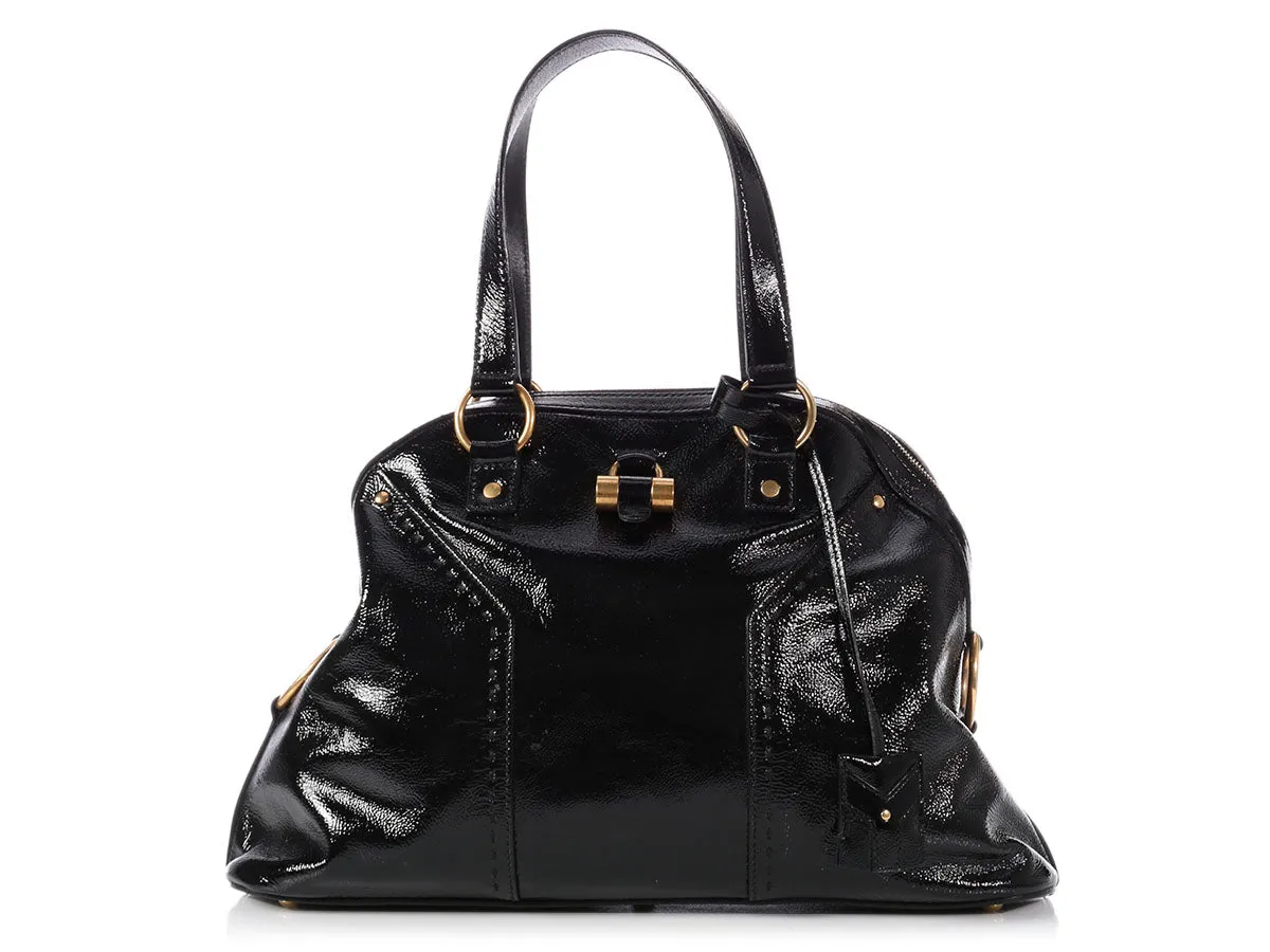 YSL Black Patent Muse