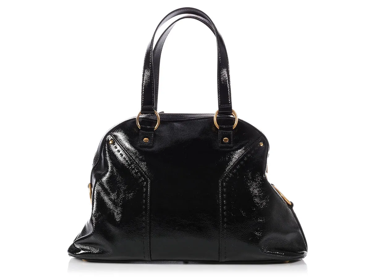 YSL Black Patent Muse