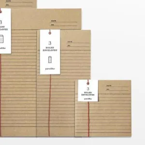 yuruliku Ruled Envelopes