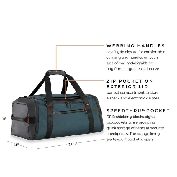 ZDX Large Travel Duffel Bag