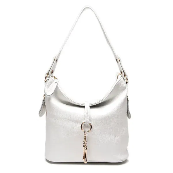 ZENCY Hobo Style Leather Handbag