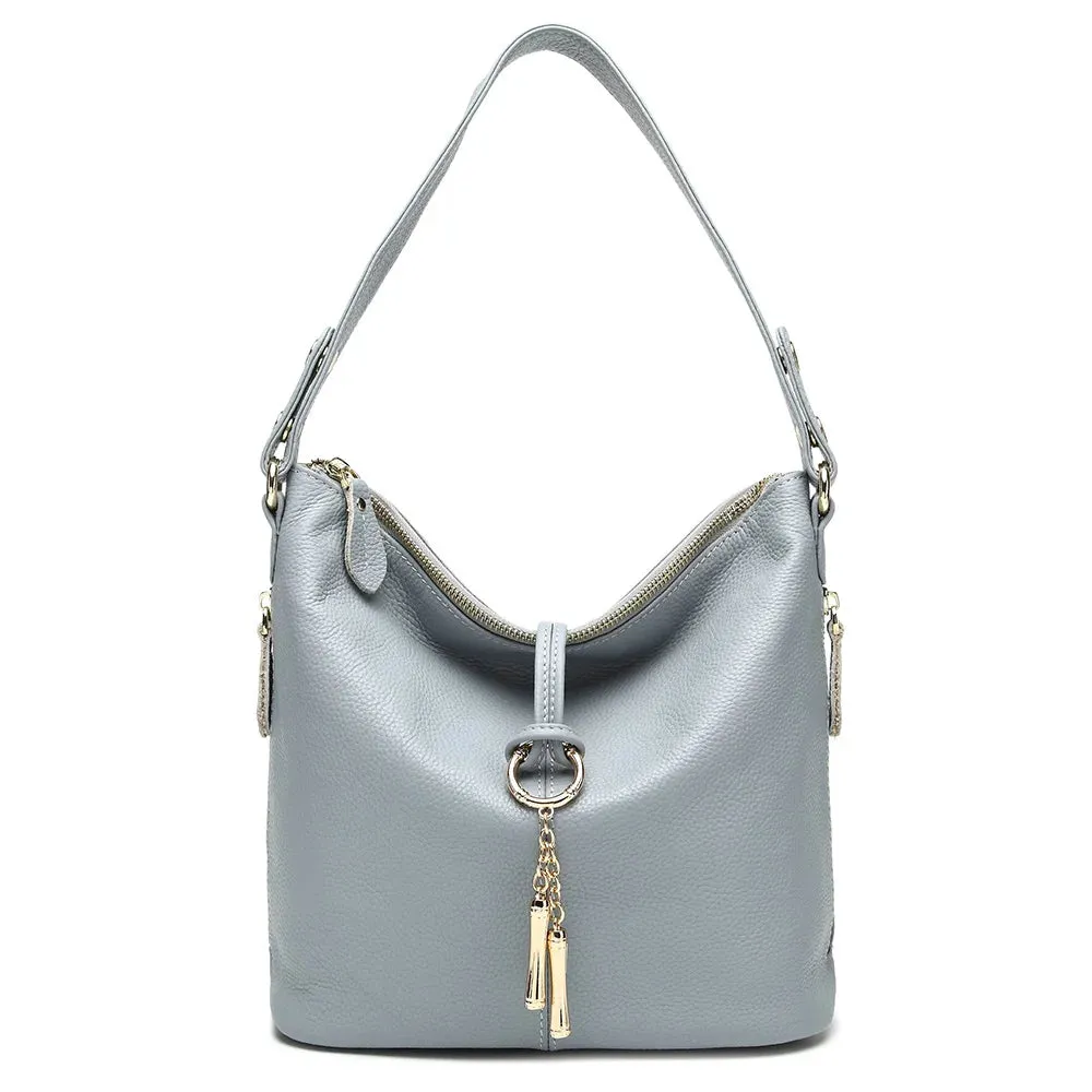 ZENCY Hobo Style Leather Handbag