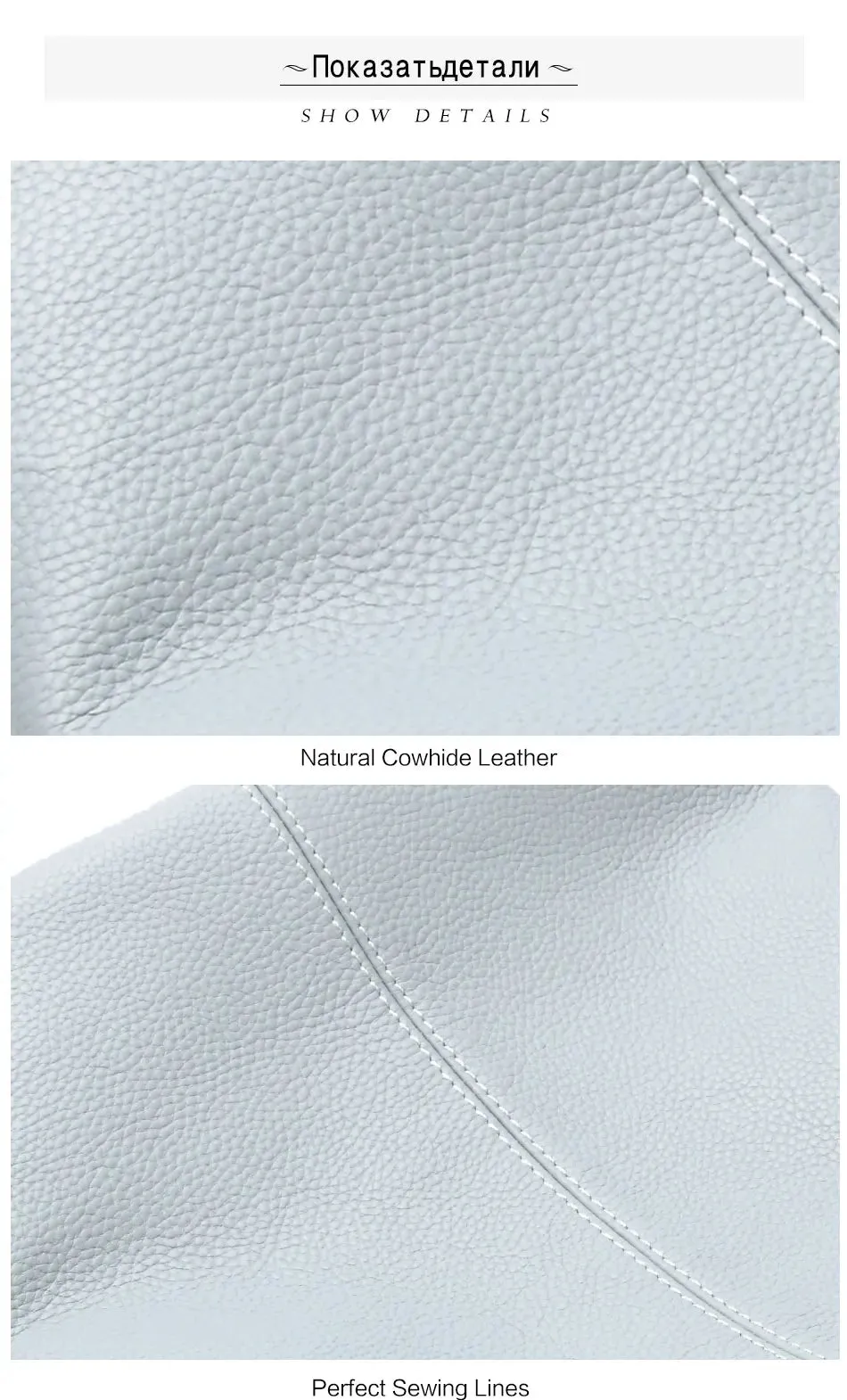 ZENCY Hobo Style Leather Handbag